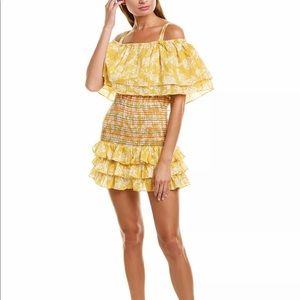 NWT TULAROSA ROMA DRESS IN HILLCHREST FLORAL MEDIUM